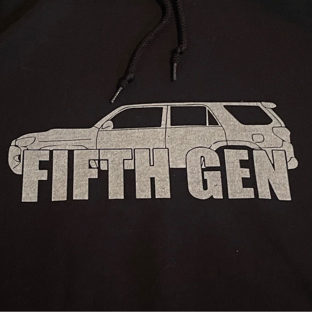 Car Hoodie Men 2XL‎ Black Sweatshirt Pullover Sweater Workout Chevrolet Ford - Picture 5 of 9